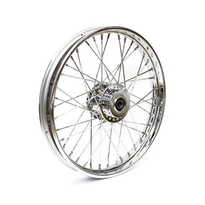 2.15 X 21 Front Wheel 40 Spokes Chrome Front Wheels 21 Inch Mcs