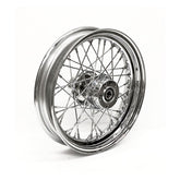 3.00 X 16 Front Wheel 40 Spoke Chrome Front Wheels 21 Inch Mcs