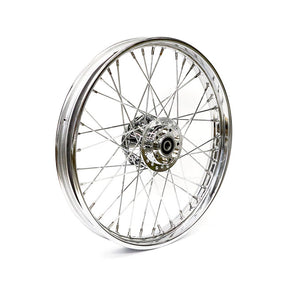 2.15 X 21 Front Wheel 40 Spokes Chrome Front Wheels 21 Inch Mcs