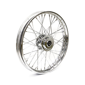 2.15 X 21 Front Wheel 40 Spokes Chrome Front Wheels 21 Inch Mcs