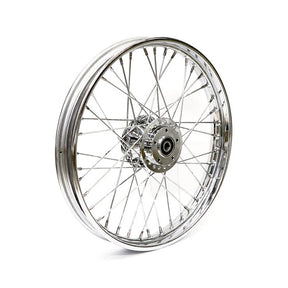 2.15 X 21 Front Wheel 40 Spokes Chrome Front Wheels 21 Inch Mcs