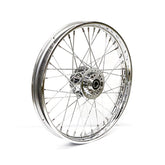 2.15 X 21 Front Wheel 40 Spokes Chrome Front Wheels 21 Inch Mcs