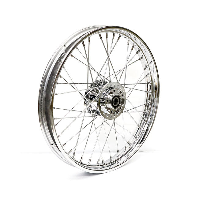 2.15 X 21 Front Wheel 40 Spokes Chrome Front Wheels 21 Inch Mcs