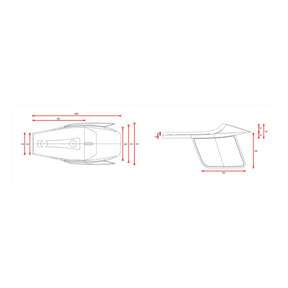 C-Racer, Flat Racer SCR4.1 seat with side number plates SEATS C Racer