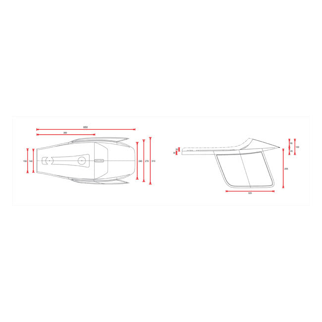 C-Racer, Flat Racer SCR4.1 seat with side number plates SEATS C Racer