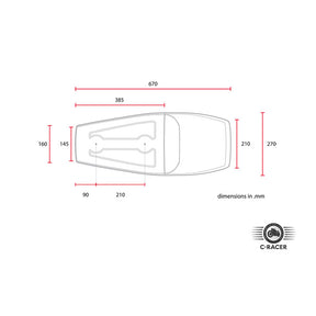 C-Racer, Bolntor SCR5 Flat Track seat black SEATS C Racer
