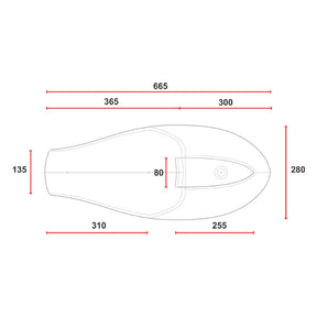 C-Racer, Neo Classic Café Racer seat. Black SEATS C Racer