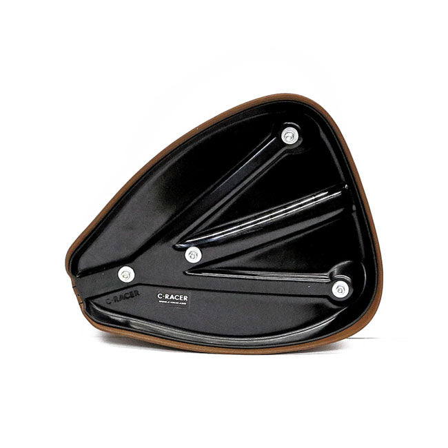 C-Racer, Classic bobber solo seat. Medium. Dark brown SEATS C Racer