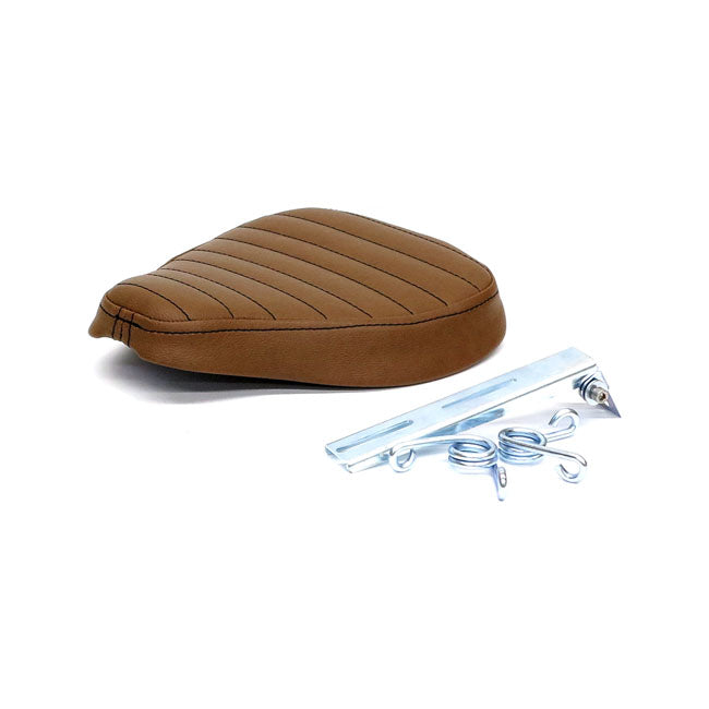 C-Racer, Classic bobber solo seat. Small. Dark brown SEATS C Racer