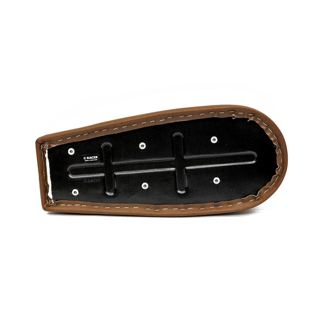 C-Racer, Scrambseat scrambler seat. Dark brown SEATS C Racer