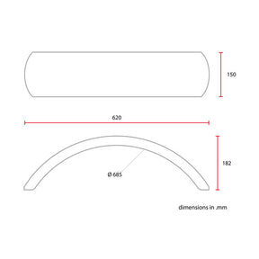 C-Racer universal 17/18" rear fender No1 FENDER REAR C Racer