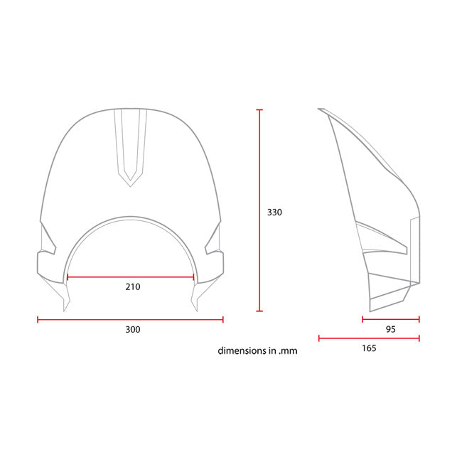 C-Racer universal Cafe Racer mask No3 HEADLAMP MASK KITS C Racer