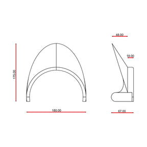 C-Racer universal Cafe Racer front mask No11 HEADLAMP MASK KITS C Racer