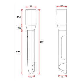 C-Racer Universal fork guards No1 FORK COVER KITS C Racer
