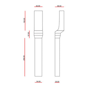C-Racer Universal fork guards No2 FORK COVER KITS C Racer