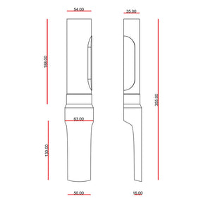 C-Racer Universal fork guards No3 FORK COVER KITS C Racer