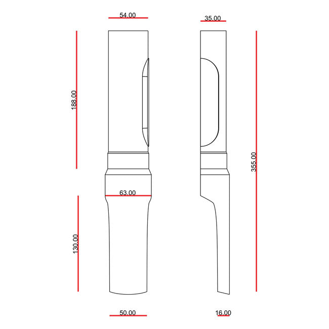 C-Racer Universal fork guards No3 FORK COVER KITS C Racer