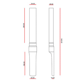 C-Racer Universal fork guards No4 FORK COVER KITS C Racer