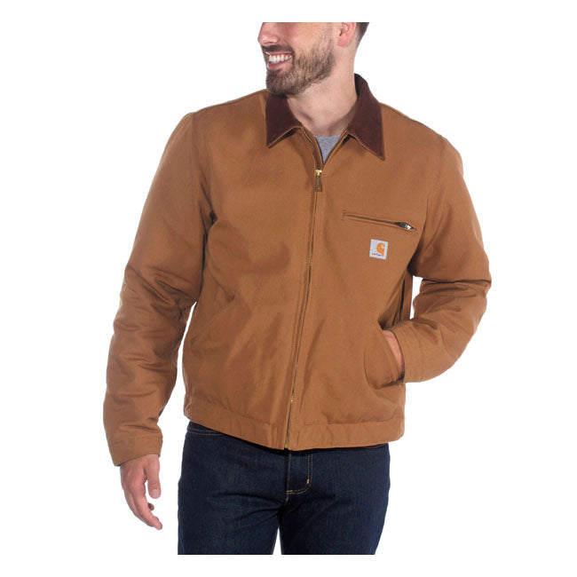Detroit Lined Jacket Carhartt, Brown Jacket Carhartt