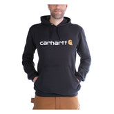 Carhartt Signature Logo Hoodie, Black Hoodie Carhartt S