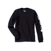 Carhartt Sleeve Logo Long Sleeve, Black T-Shirt Long Sleeve Carhartt S