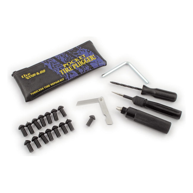 Stop & Go, tire plugger repair kit, pocket TOOLS WHEEL Stop & Go