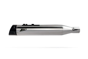 Zard Touring Slip Ons E5+, Chrome - 25+ Touring Slip-Ons Exhaust Zard