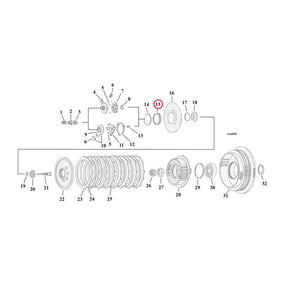 Seat, Clutch Spring Clutch Misc Mcs