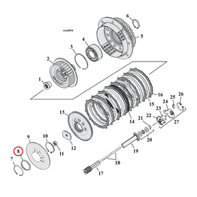 Seat, Clutch Spring Clutch Misc Mcs