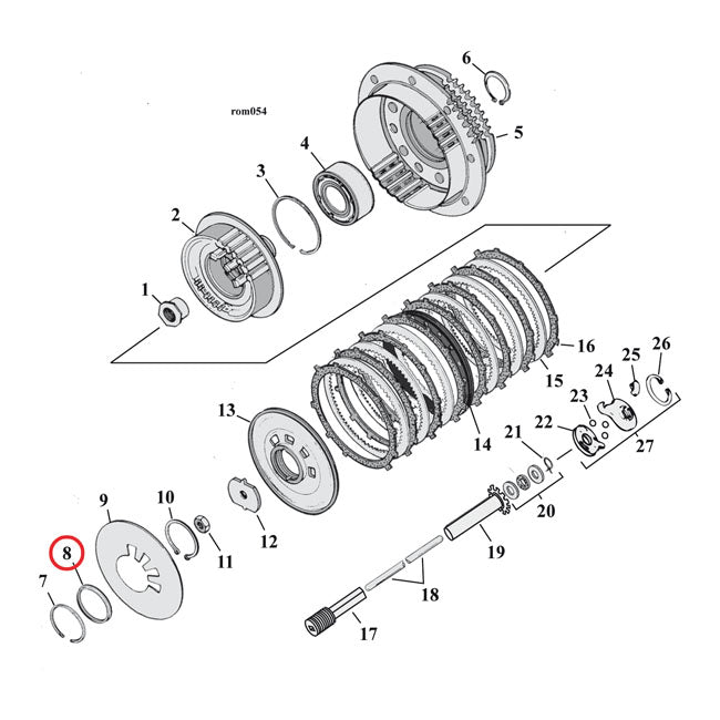 Seat, Clutch Spring Clutch Misc Mcs