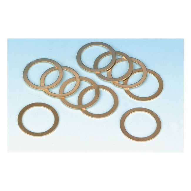 James brass washer. Fuel valve rod PETCOCKS MISC James Gaskets