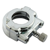 Throttle Clamp Set, Dual Cable. Chrome Throttle Clamps Mcs