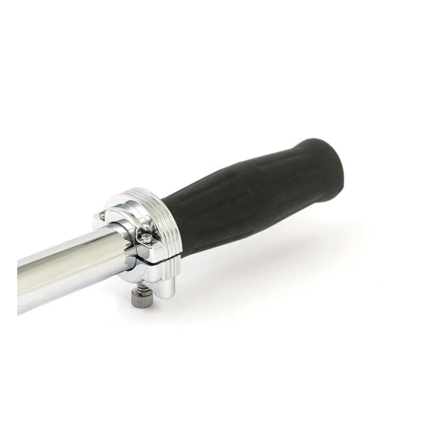 Throttle Clamp Set, Dual Cable. Chrome Throttle Clamps Mcs