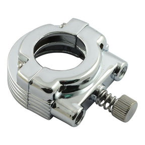 Throttle Clamp Set, Dual Cable. Chrome Throttle Clamps Mcs