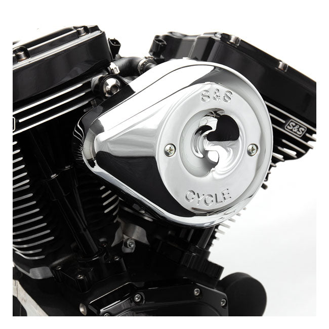 S&S Stealth, teardrop air cleaner kit. Chrome Air Cleaner S&S