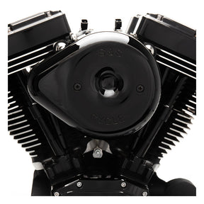 S&S Cycle S&S Stealth Teardrop Air Cleaner Kit, Black - 18-24 Softail & 17-25 Touring Air Cleaner S&S Cycle