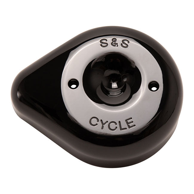 S&S Cycle Teardrop Air Cleaner Cover, Gloss Black - Stealth Applications Air Cleaner Cover S&S Cycle