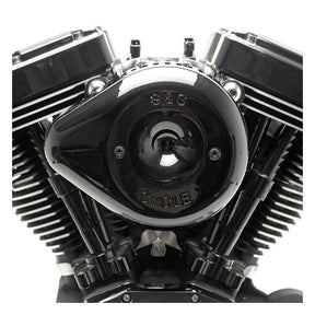 S&S Stealth Teardrop Slasher cover black Air Cleaner Cover S&S