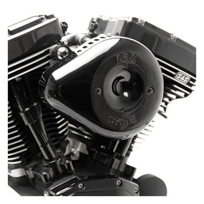 S&S Stealth Teardrop Slasher cover black Air Cleaner Cover S&S