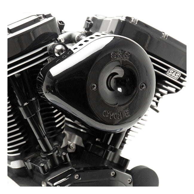 S&S Stealth Teardrop Slasher cover black Air Cleaner Cover S&S