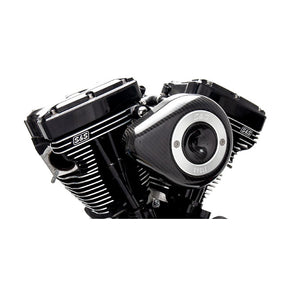 S&S Stealth, carbon teardrop air cleaner kit Air Cleaner S&S