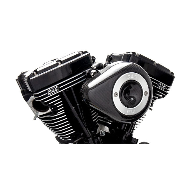 S&S Stealth, carbon teardrop air cleaner kit Air Cleaner S&S