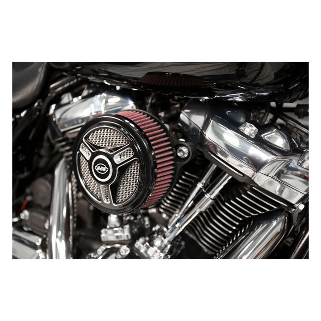 S&S Stealth, Tri-Spoke air cleaner kit Air Cleaner S&S