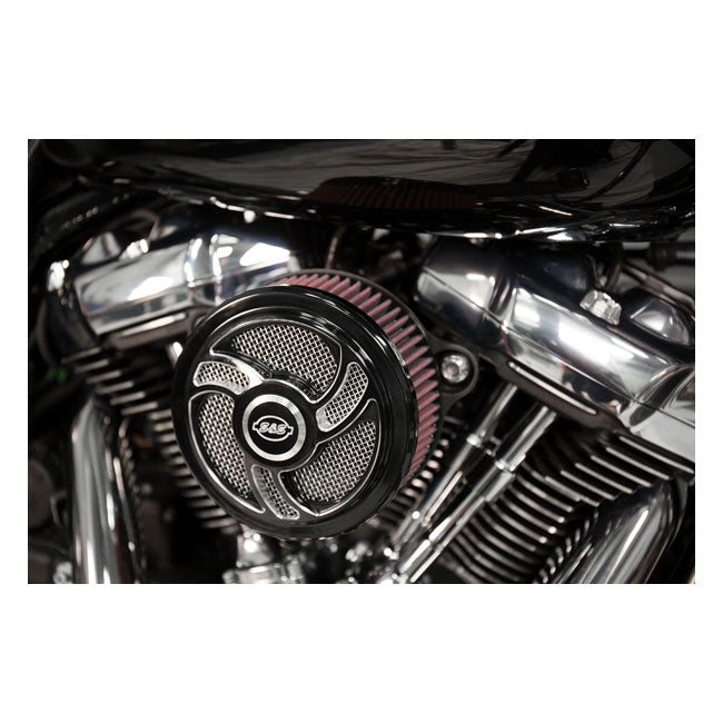 S&S Stealth, Torker air cleaner kit black Air Cleaner S&S