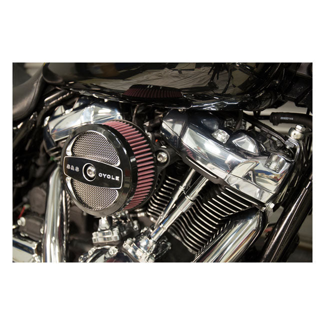 S&S Stealth, Air 1 air cleaner kit black Air Cleaner S&S