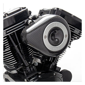 S&S Cycle Stealth Air Cleaner Cover, Carbon Fiber Air Cleaner Cover S&S Cycle