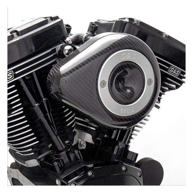S&S Cycle Stealth Air Cleaner Cover, Carbon Fiber Air Cleaner Cover S&S Cycle