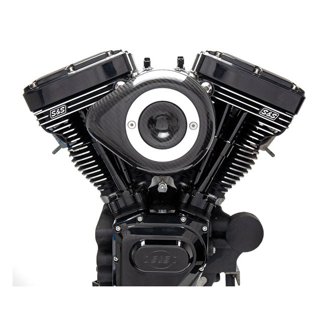 S&S Cycle Stealth Air Cleaner Cover, Carbon Fiber Air Cleaner Cover S&S Cycle