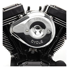 S&S Stealth, chrome teardrop air cleaner kit Air Cleaner S&S