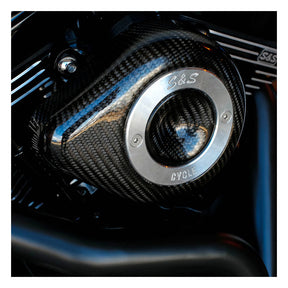 S&S Stealth, carbon teardrop air cleaner kit Air Cleaner S&S